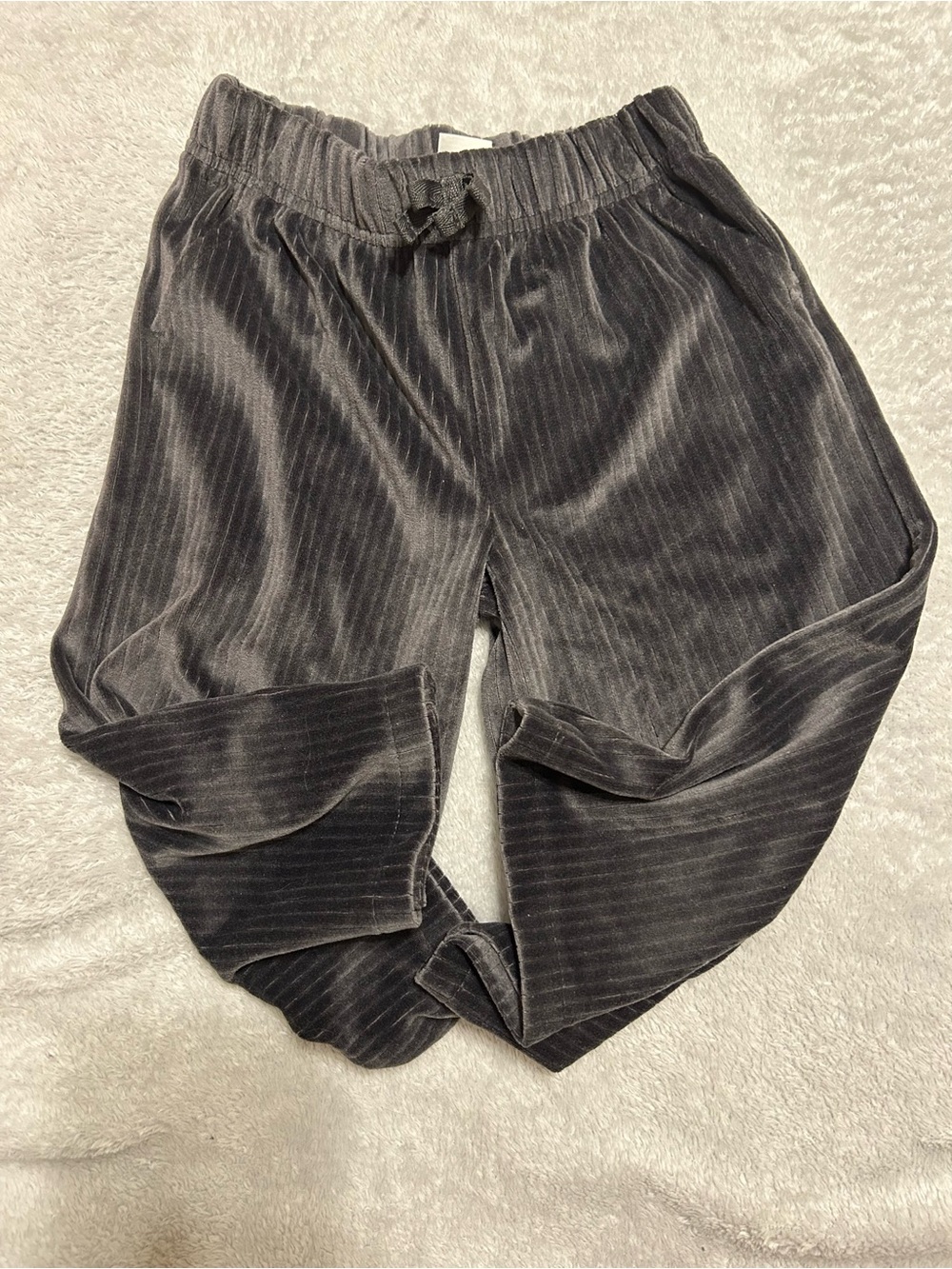 Girl’s Velour Wide Leg Pants